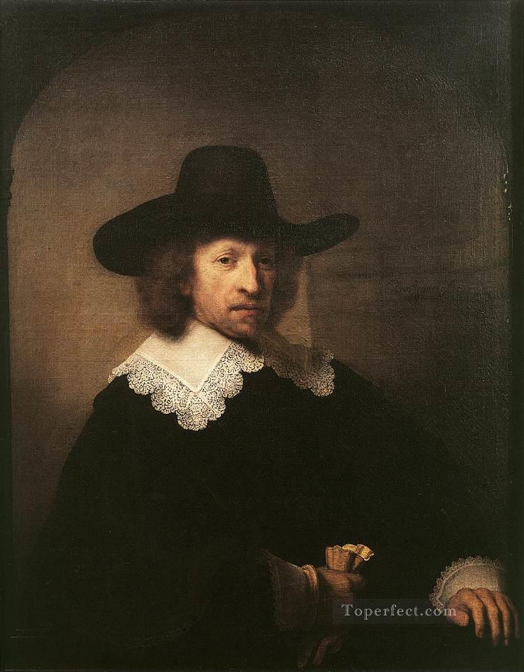 Portrait of Nicolaas van Bambeeck Rembrandt Oil Paintings
